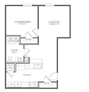 Floor plan A3B