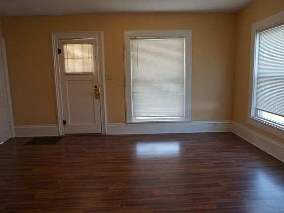 Front entry into living room