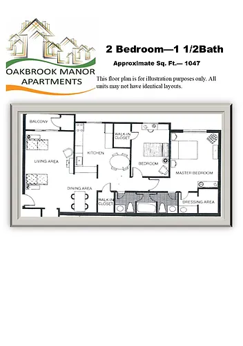 Floor plan 2 Bedroom