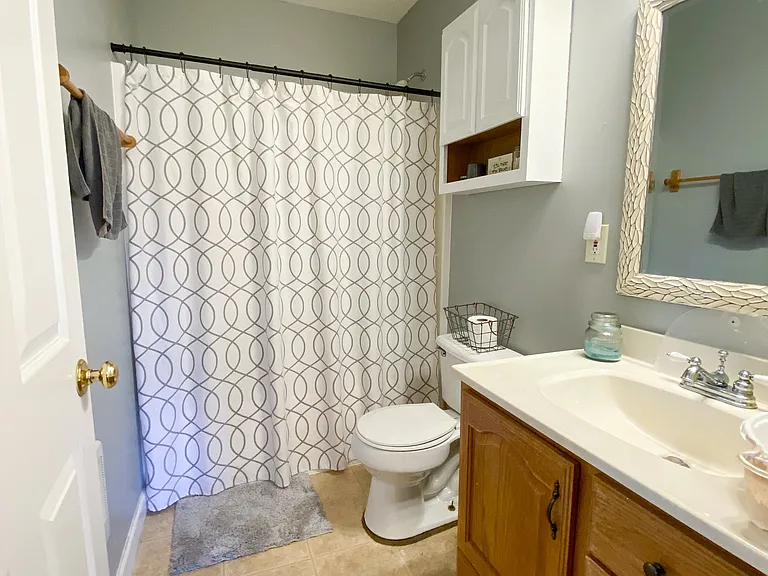 Basement bathroom