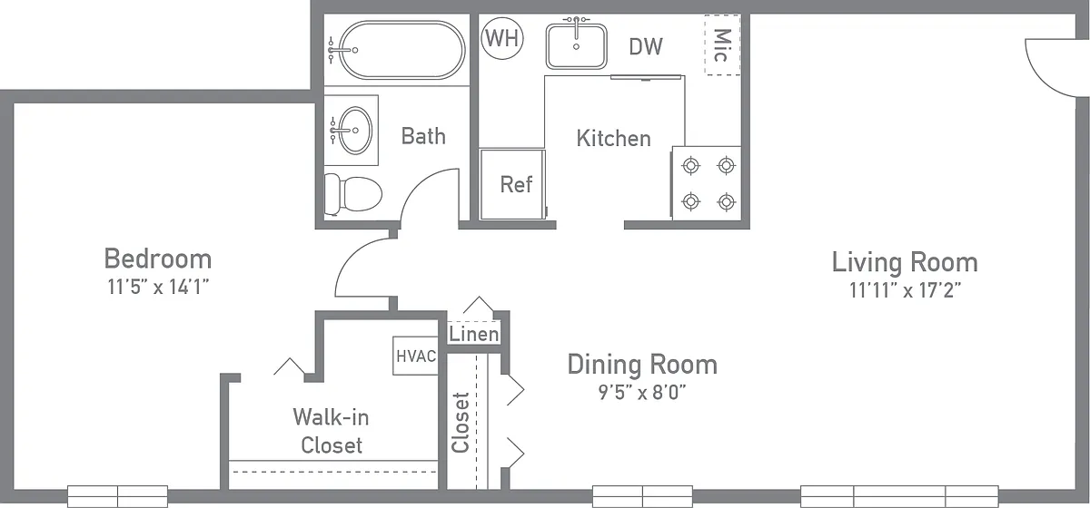 Floor plan The Willow