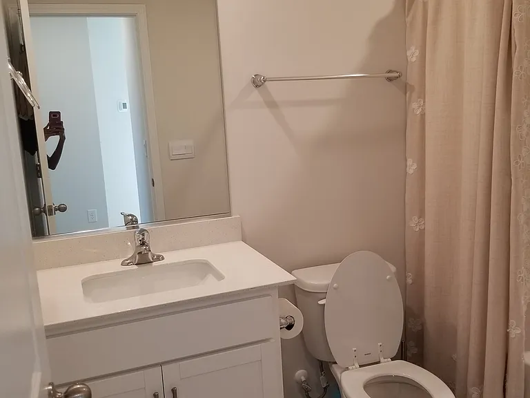 Bathroom with furnishings