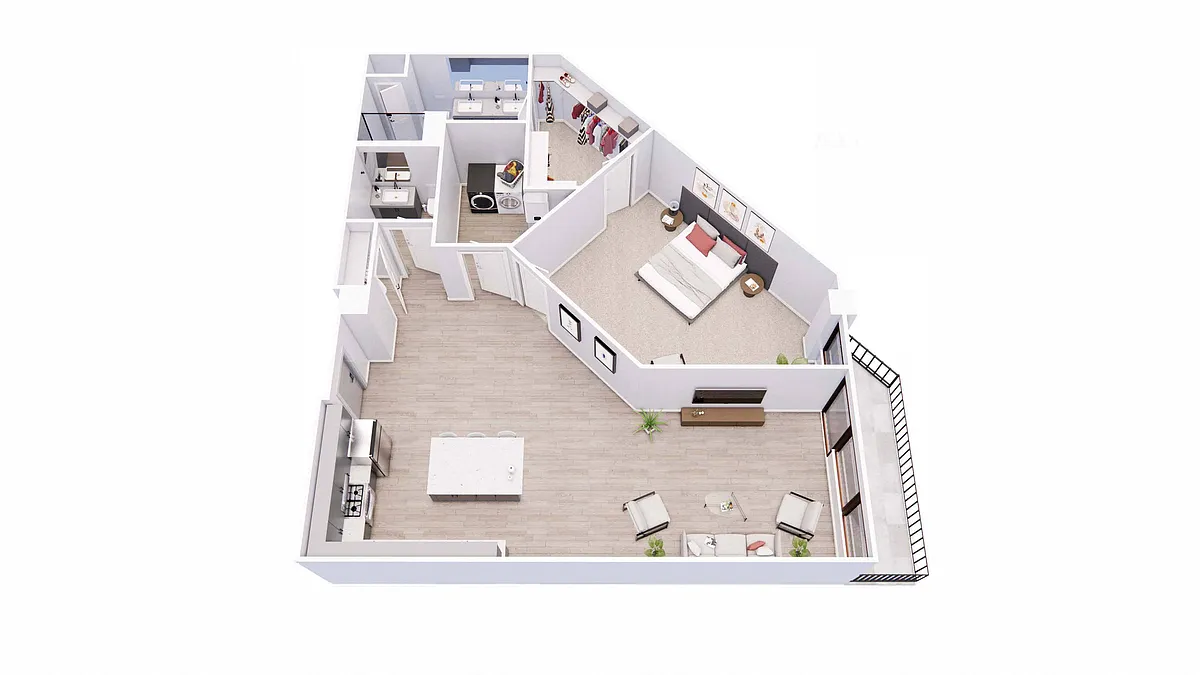 Floor plan 1E