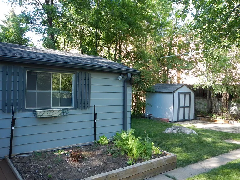 Garden and shed