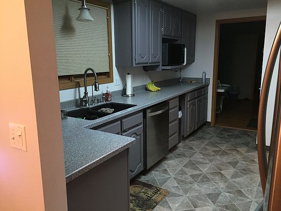 Kitchen entrance from dining