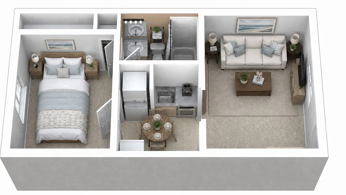Floor plan One Bedroom