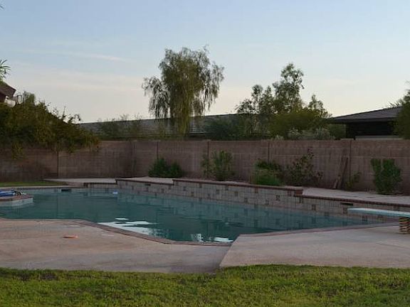 Private back yard