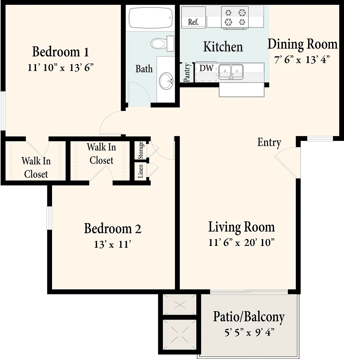 Floor plan The Sapphire - Upstairs