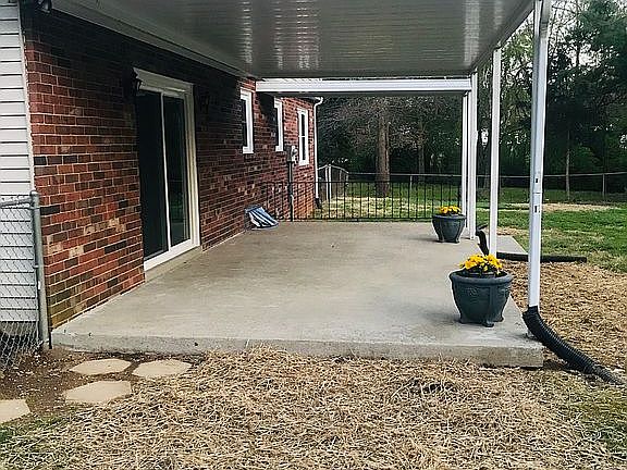Back covered patio 
