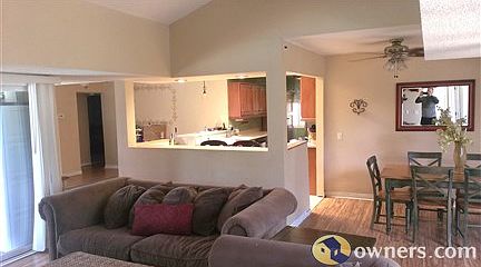 Kitchen from the living room