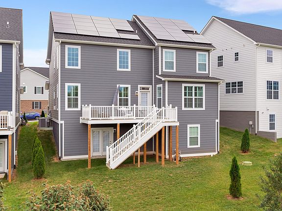 built energy efficient with solar panels