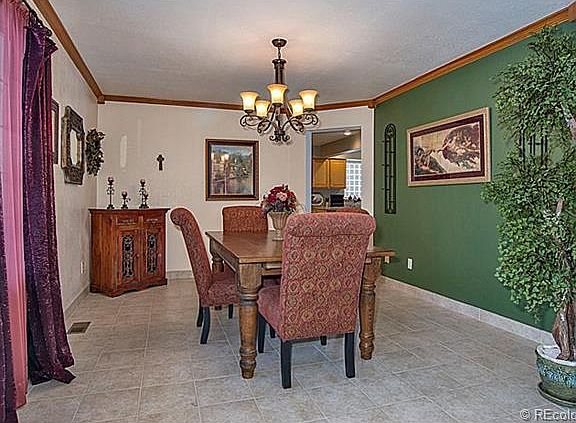 Gorgeous formal dining.