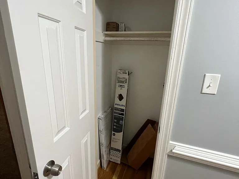 Hall closet