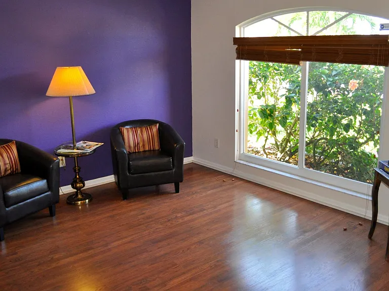 Sitting area near front door entrance