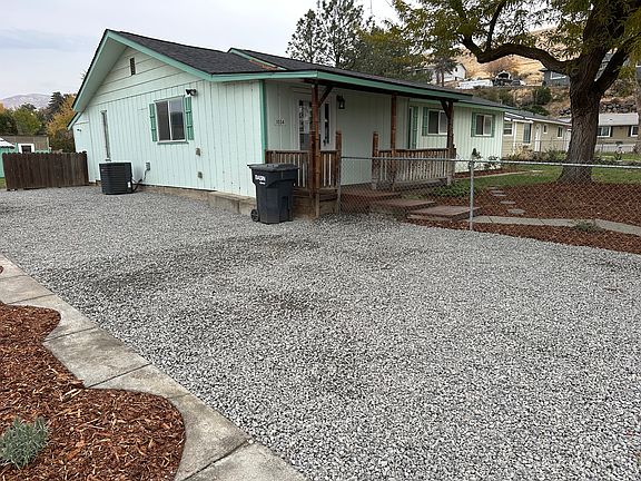 Front yard and parking area