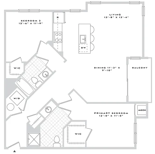 Floor plan B1-B01