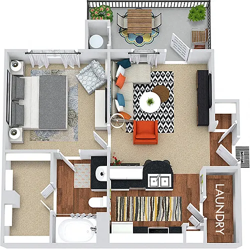 Floor plan Lady Bird