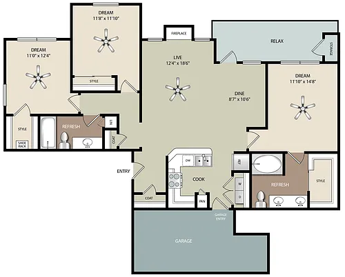 Floor plan C1