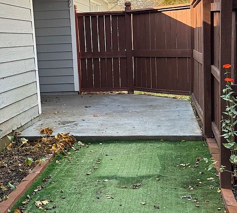 Patio nook outside from the dining area
