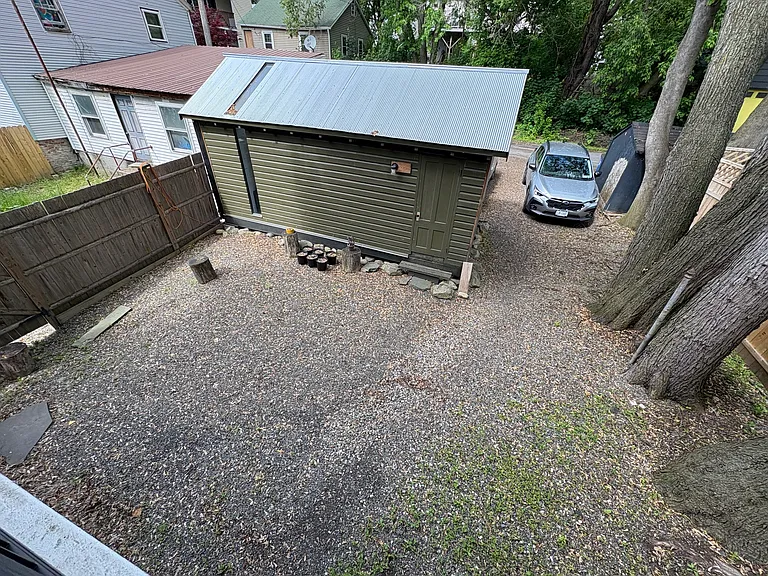 Maker Space and Backyard from Balcony