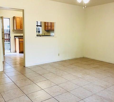 semi open living room to kitchen