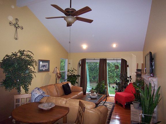 Living Room w/Cathedral Ceiling
