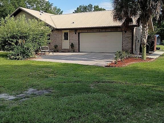 Back door and garage