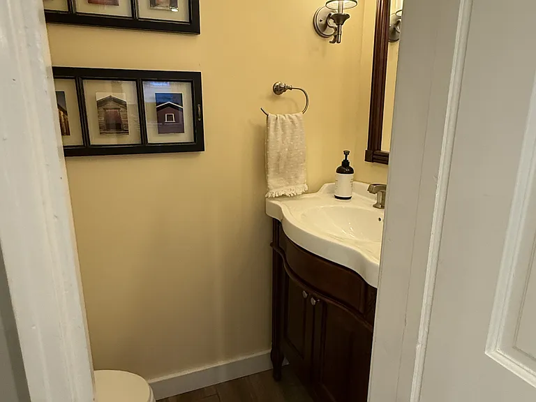 Half Bath on first level
