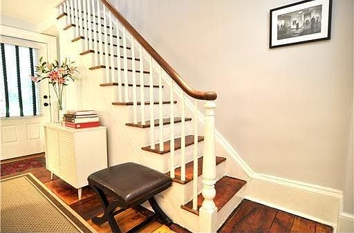 Stairs in Living Room to Second Floor