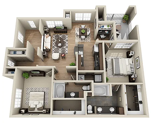 Floor plan Plan I2 (B2E)