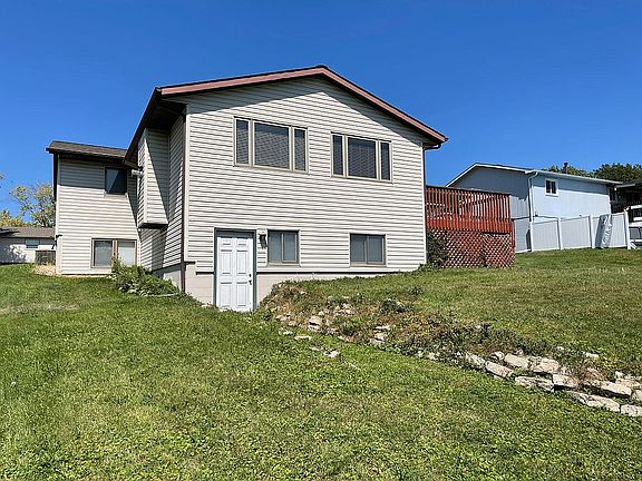 Walk out door in basement. 