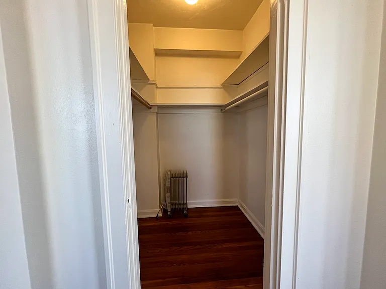 Walk-in closet.
