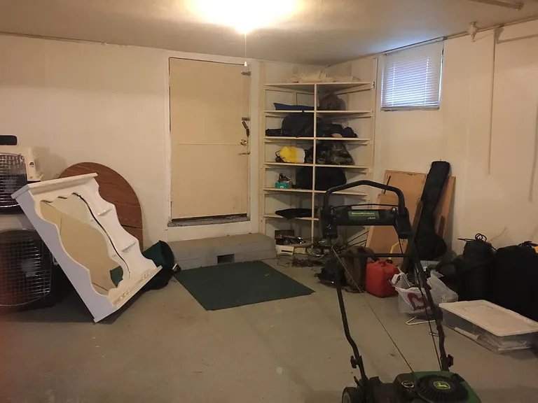 Basement with back yard access