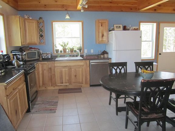 open kitchen and dining area