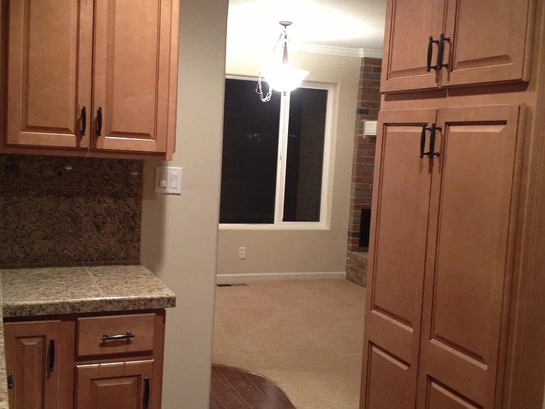 Kitchen Looking toward Living Room/Dining
