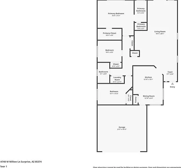 3 bed, 2.0 bath, 1528 sqft, $1,985 — Photo 2