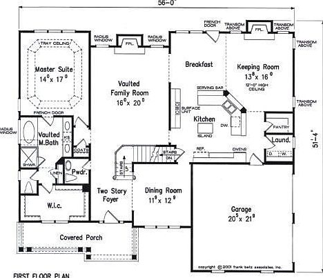 Floor plan-main level