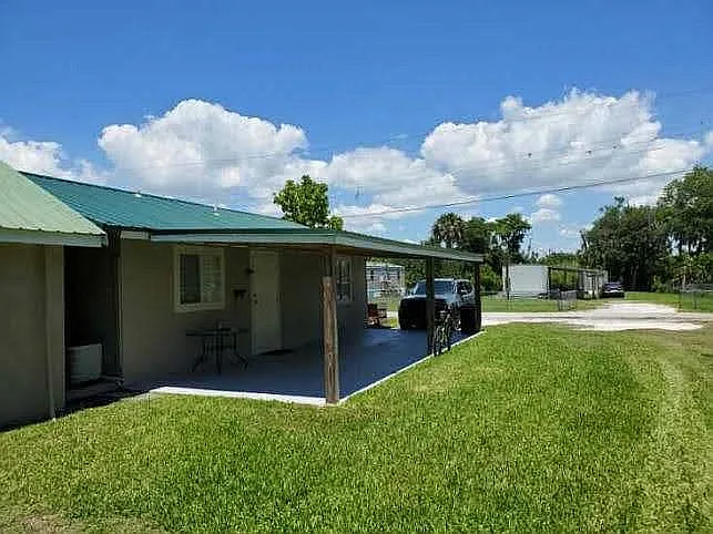 Looking to Unit B/Carport