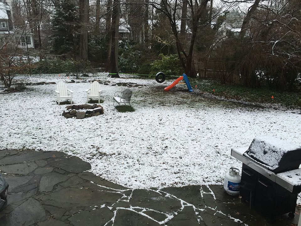 Backyard, firepit, patio