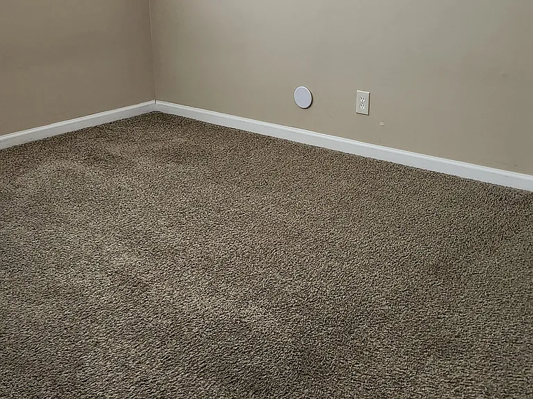 Carpeted bedroom