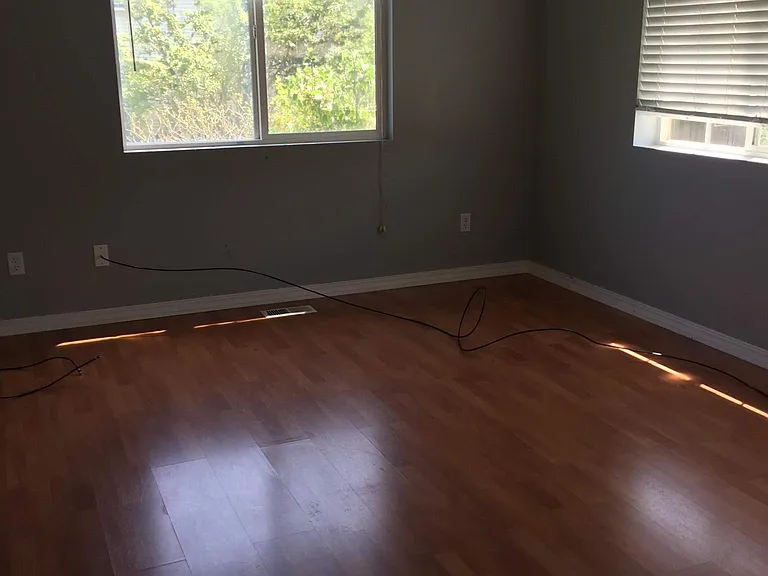 Bedroom with large walking closet