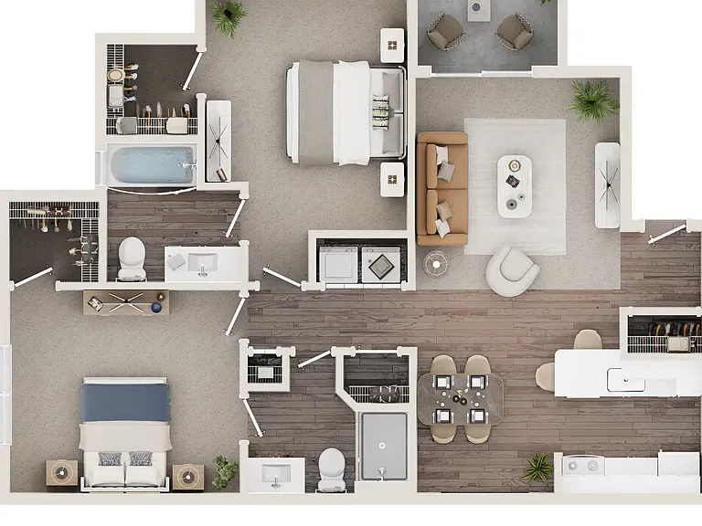 B2 | 2 Bedroom Apartment in Centennial | The Orchards at Cherry Creek Park B2 | 2 Bedroom Apartment in Centennial | The Orchards at Cherry Creek Park
