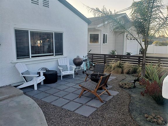 Large front patio