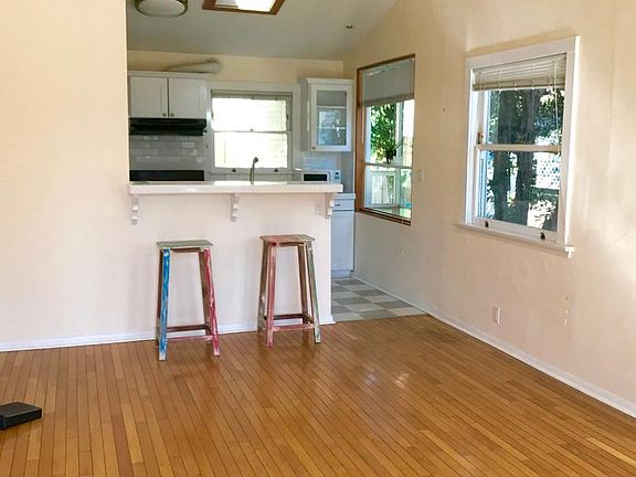 Living room and oak floors