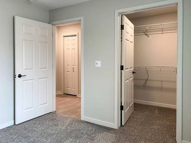 There's plenty of extra storage space in each of our apartments.