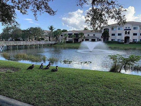 Pond & Bridge in Front 