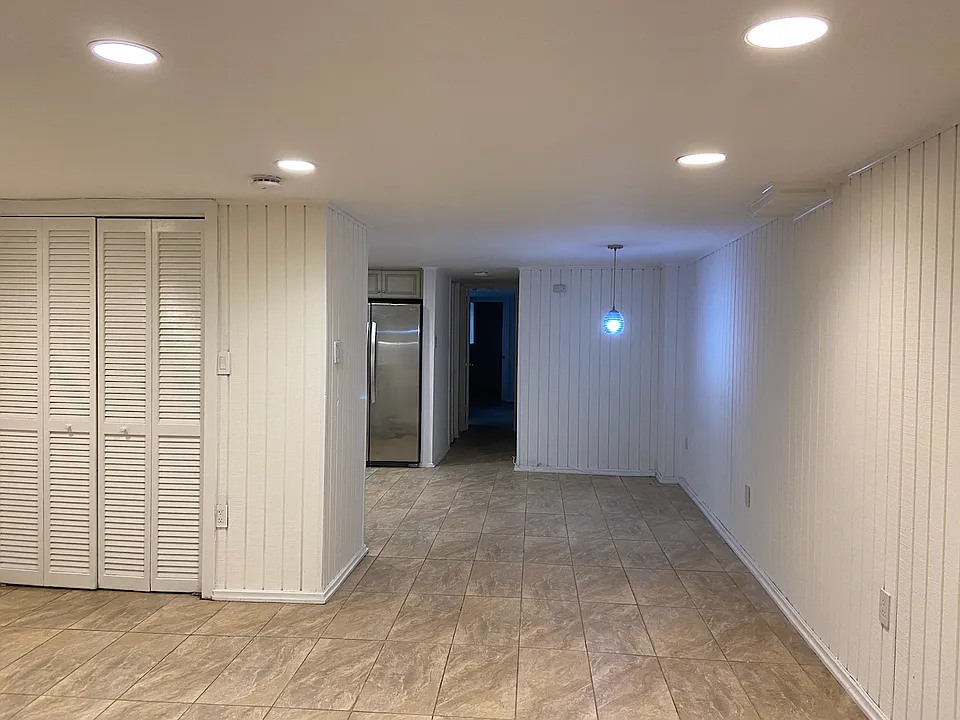 Living room looking towards kitchen.