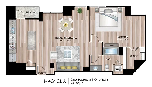 Floor plan Magnolia