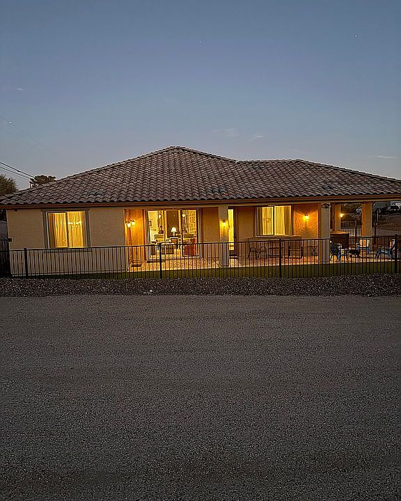 Rear at dusk