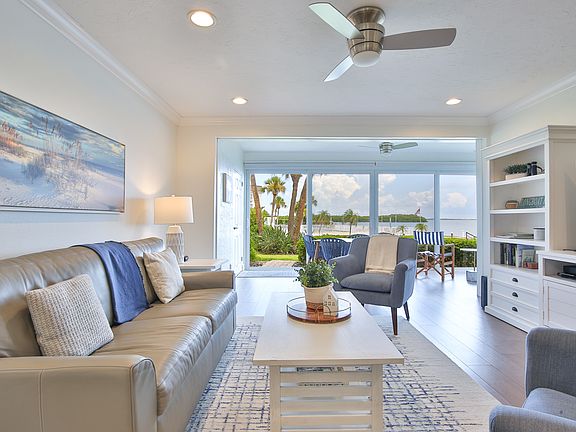 Bright modern living area